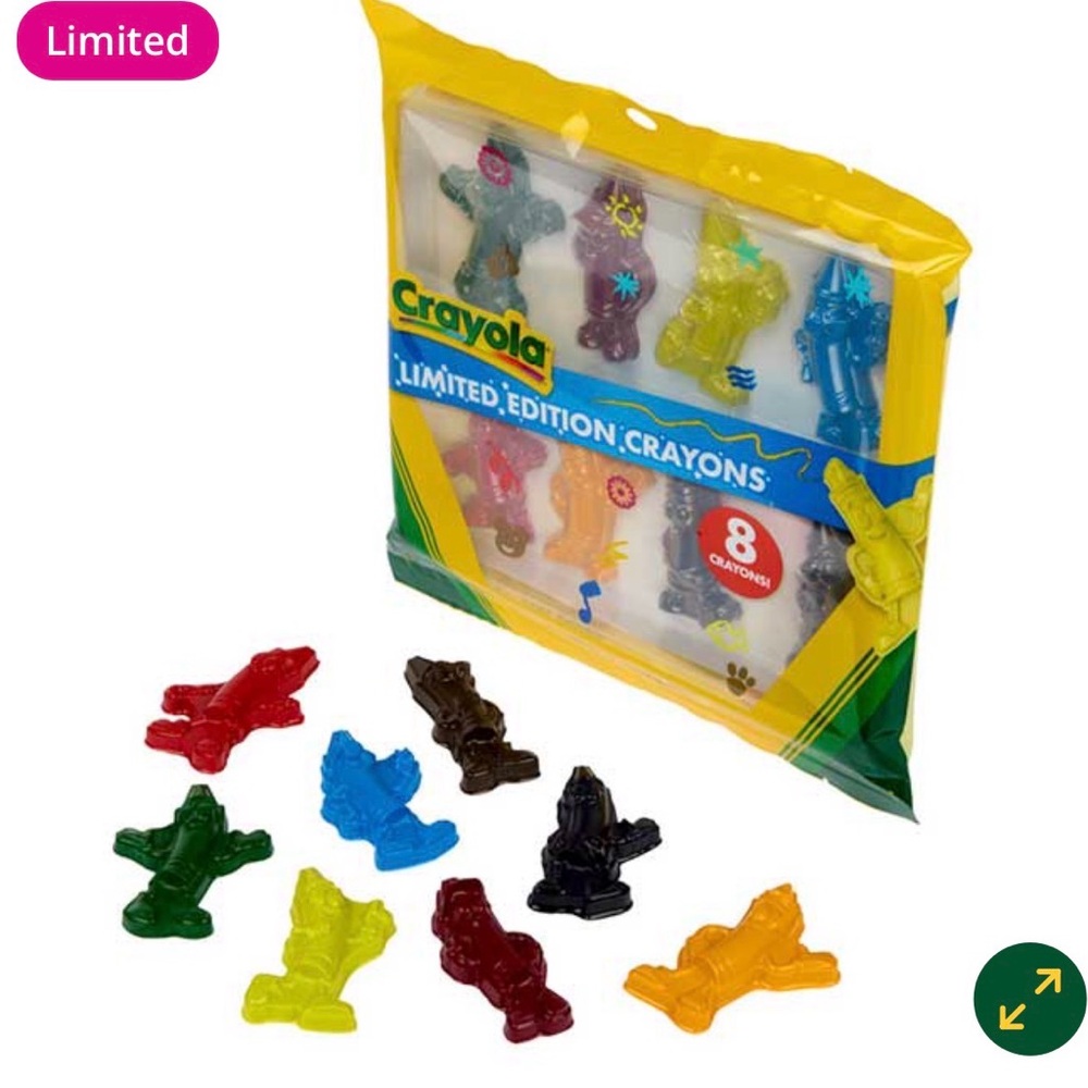 Crayola Limited Edition Shaped Crayons - 8 Colorful Pieces - Picture 5 of 5